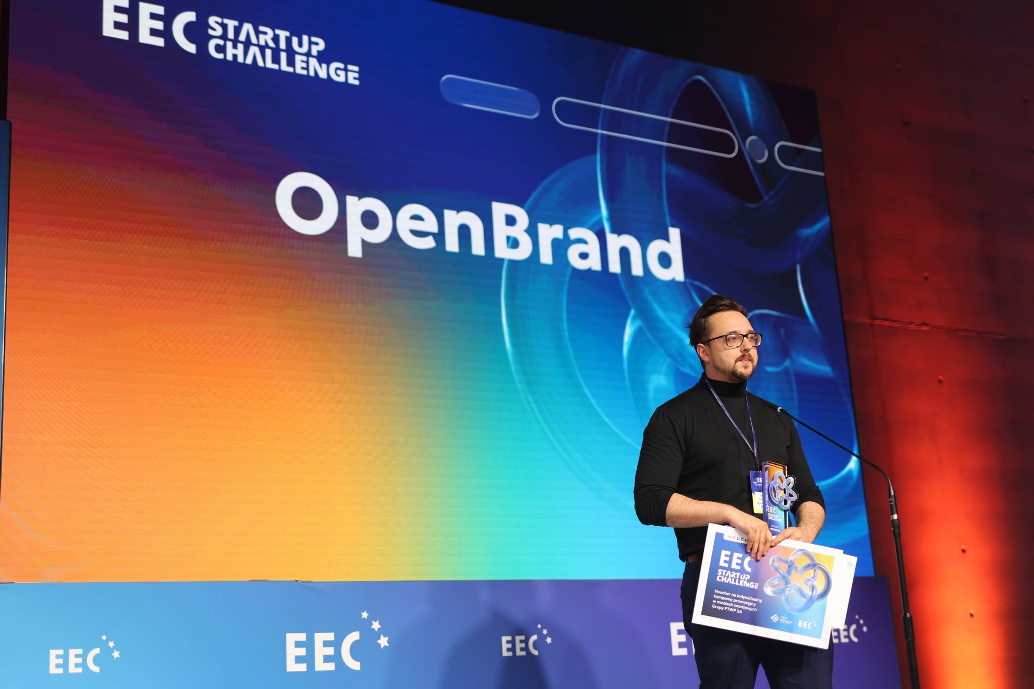 OpenBrand na scenie konkursu EEC Startup Challenge